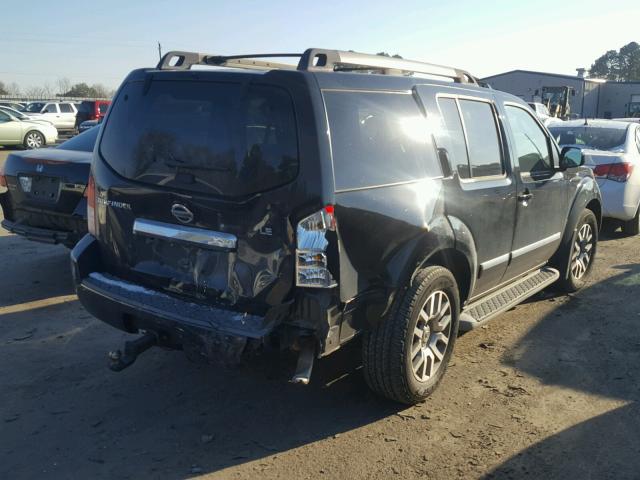 5N1AR1NB7AC626084 - 2010 NISSAN PATHFINDER BLACK photo 4