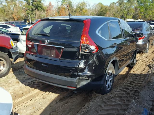 3CZRM3H3XDG701121 - 2013 HONDA CR-V LX BLACK photo 4