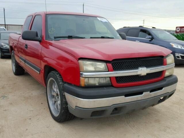 1GCEC19X54Z215832 - 2004 CHEVROLET SILVERADO RED photo 1