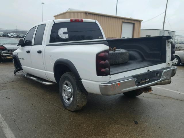 1D7KS28C86J163355 - 2006 DODGE RAM 2500 S WHITE photo 3