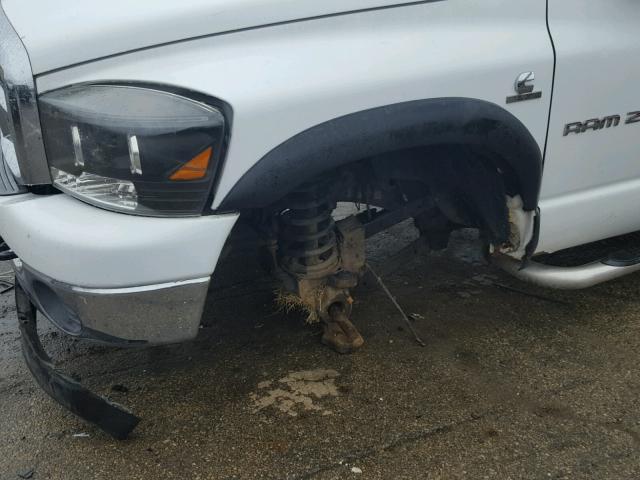 1D7KS28C86J163355 - 2006 DODGE RAM 2500 S WHITE photo 9
