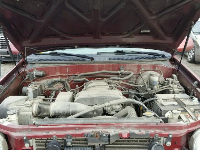 5TBBT48192S287187 - 2002 TOYOTA TUNDRA ACC MAROON photo 7