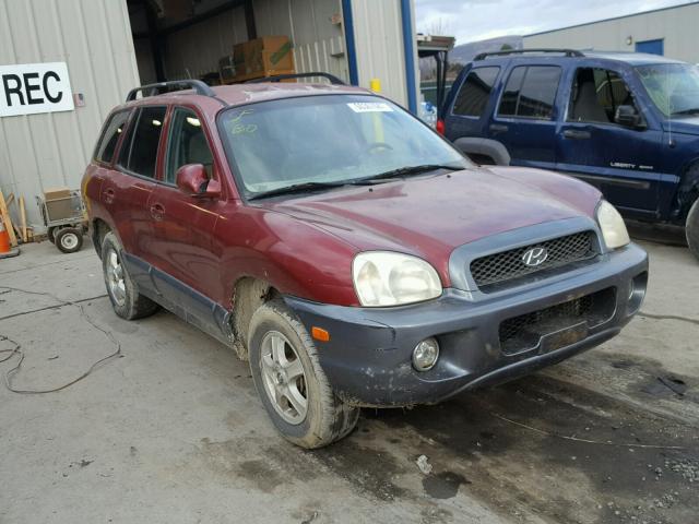 KM8SC73D75U883355 - 2005 HYUNDAI SANTA FE G MAROON photo 1