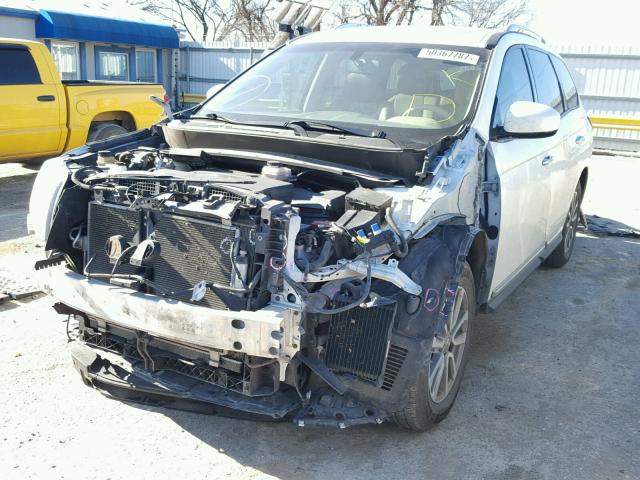 5N1AR2MM9DC681682 - 2013 NISSAN PATHFINDER WHITE photo 2