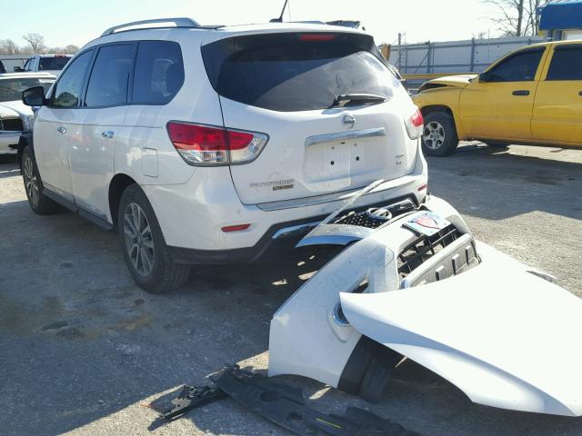 5N1AR2MM9DC681682 - 2013 NISSAN PATHFINDER WHITE photo 3