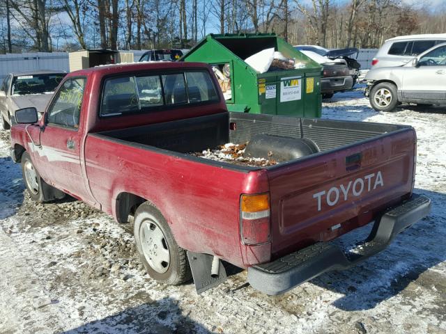 4TARN81A5PZ149407 - 1993 TOYOTA PICKUP 1/2 RED photo 3