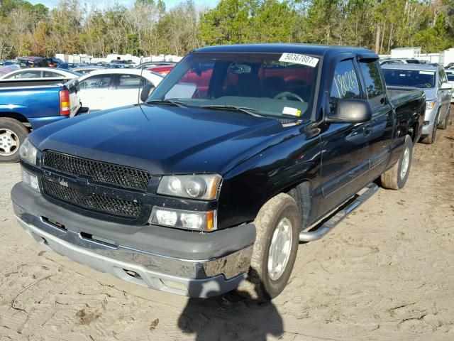 2GCEC19T031283086 - 2003 CHEVROLET SILVERADO BLACK photo 2