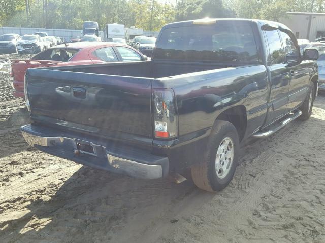 2GCEC19T031283086 - 2003 CHEVROLET SILVERADO BLACK photo 4