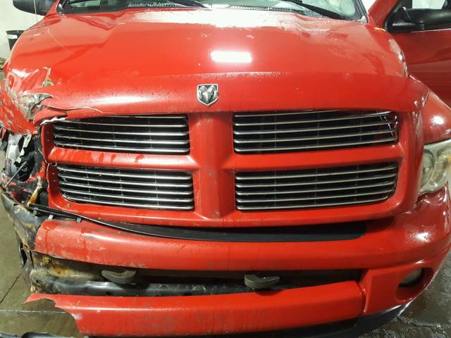 1D7HU18D94J166463 - 2004 DODGE RAM 1500 S RED photo 7