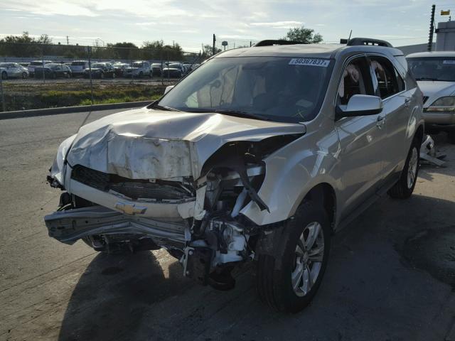 2GNALBEK5F6410415 - 2015 CHEVROLET EQUINOX LT SILVER photo 2