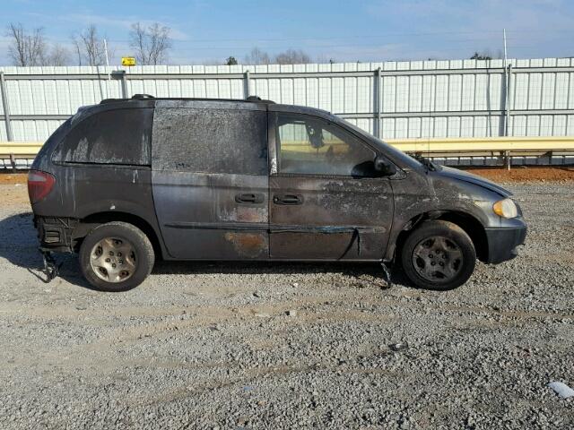 1B4GP253X2B570441 - 2002 DODGE CARAVAN SE BLUE photo 9