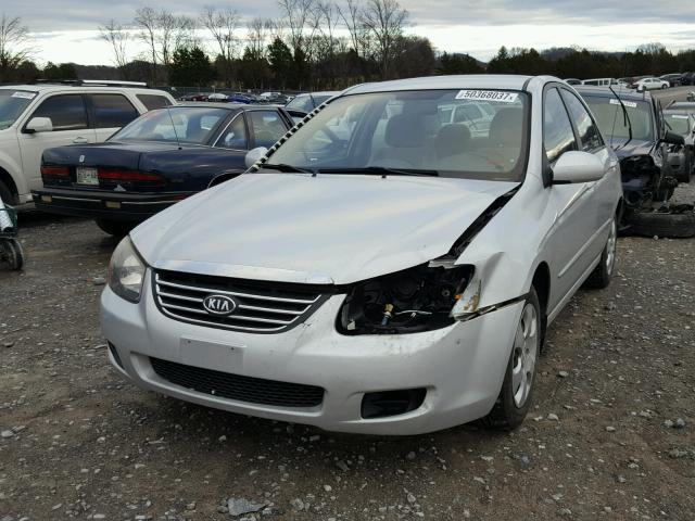 KNAFE221095627002 - 2009 KIA SPECTRA EX SILVER photo 2