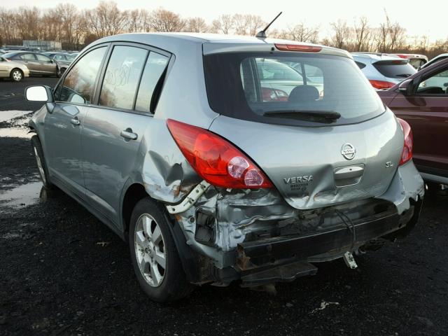 3N1BC13E89L420220 - 2009 NISSAN VERSA S SILVER photo 3