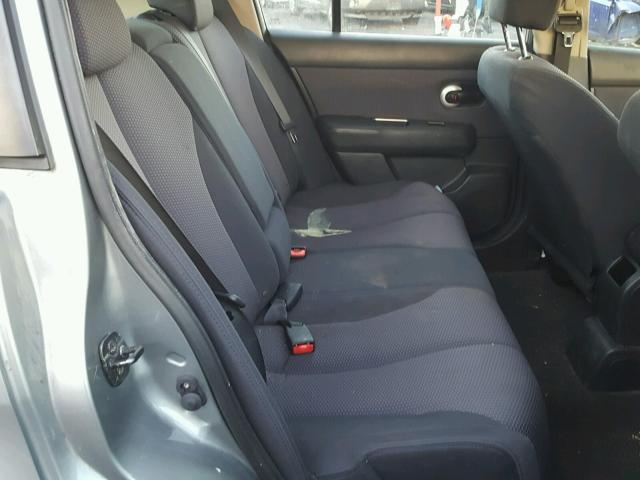 3N1BC13E89L420220 - 2009 NISSAN VERSA S SILVER photo 6