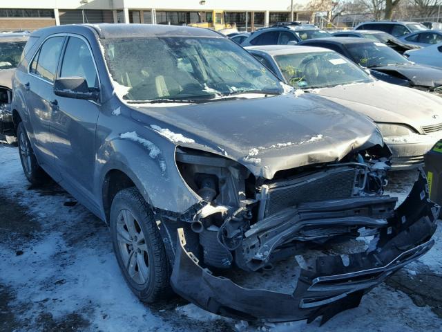 2CNFLCEW2A6383847 - 2010 CHEVROLET EQUINOX LS GRAY photo 1