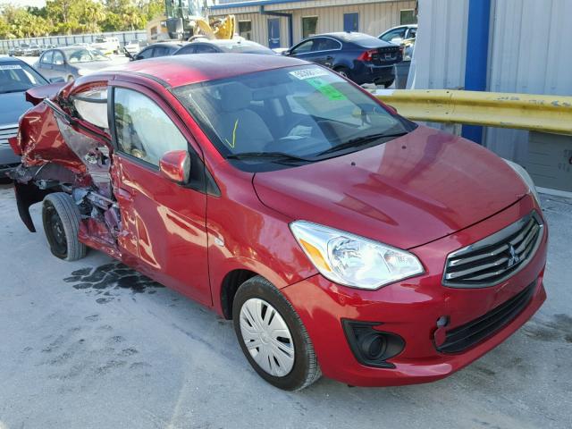 ML32F3FJ9HH002970 - 2017 MITSUBISHI MIRAGE G4 RED photo 1