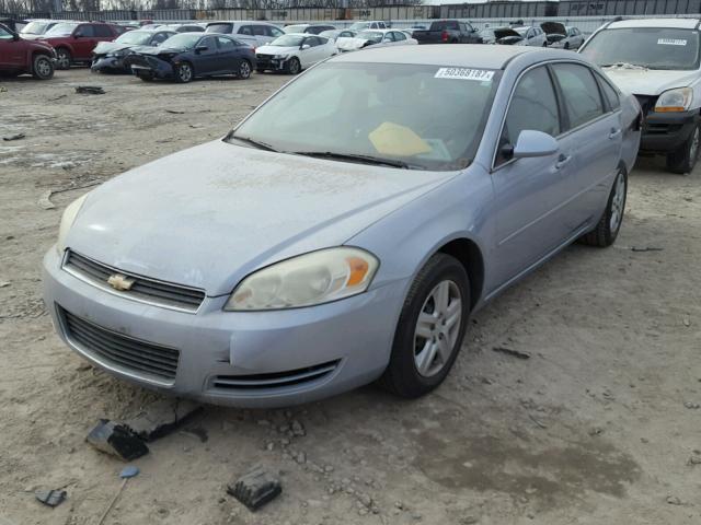 2G1WB58K269118212 - 2006 CHEVROLET IMPALA LS BLUE photo 2