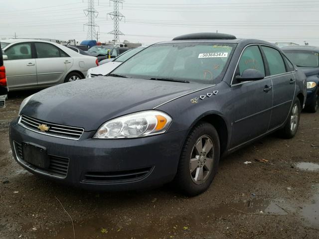 2G1WT58K189263127 - 2008 CHEVROLET IMPALA LT GRAY photo 2