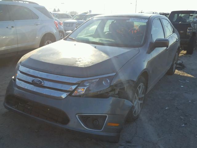 3FAHP0JA5BR237677 - 2011 FORD FUSION SEL GRAY photo 2