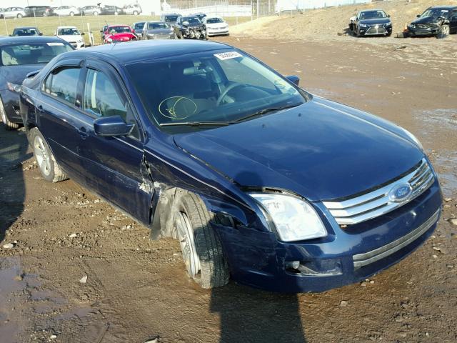 3FAHP07Z87R249343 - 2007 FORD FUSION SE BLUE photo 1