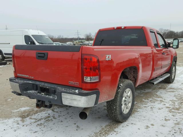 1GT523C83BZ295029 - 2011 GMC SIERRA K35 RED photo 4