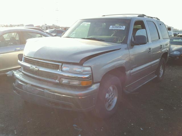 1GNEK13T61R205127 - 2001 CHEVROLET TAHOE K150 TAN photo 2