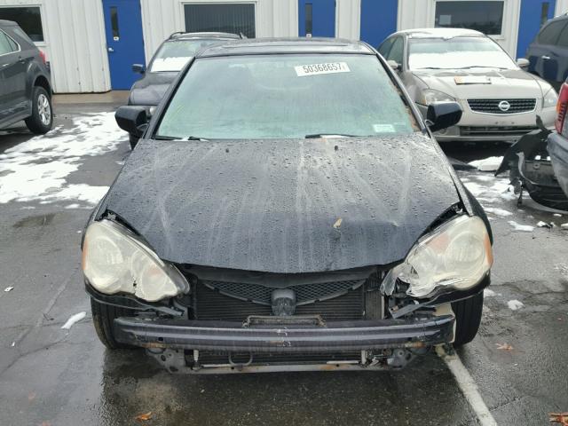 JH4DC54874S003430 - 2004 ACURA RSX BLACK photo 9