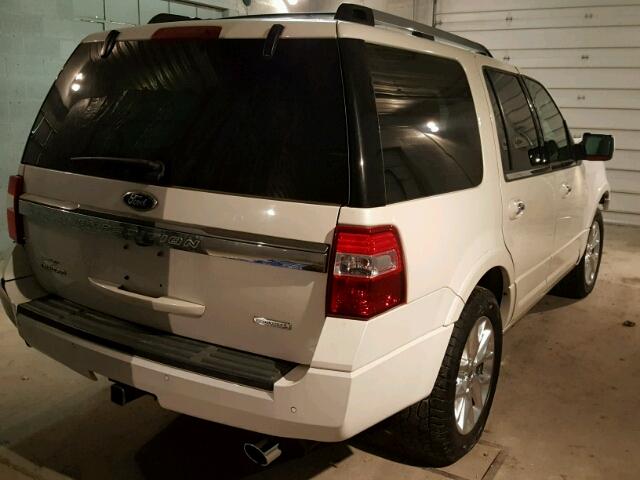 1FMJU2AT9FEF12263 - 2015 FORD EXPEDITION WHITE photo 4