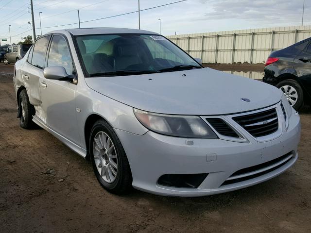 YS3FB49Y481010307 - 2008 SAAB 9-3 2.0T SILVER photo 1