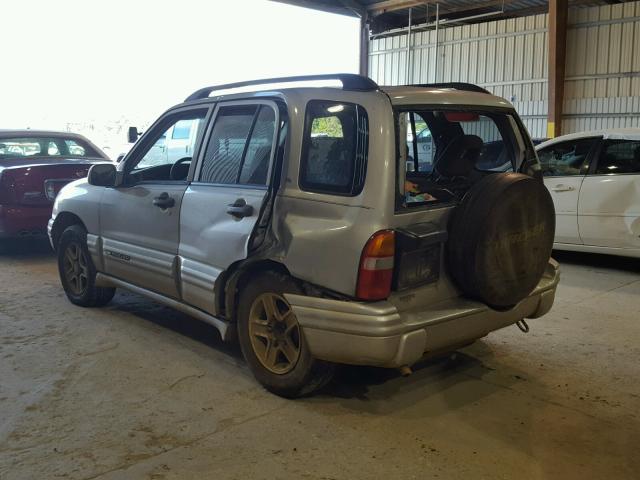 2CNBE634446900940 - 2004 CHEVROLET TRACKER LT SILVER photo 3