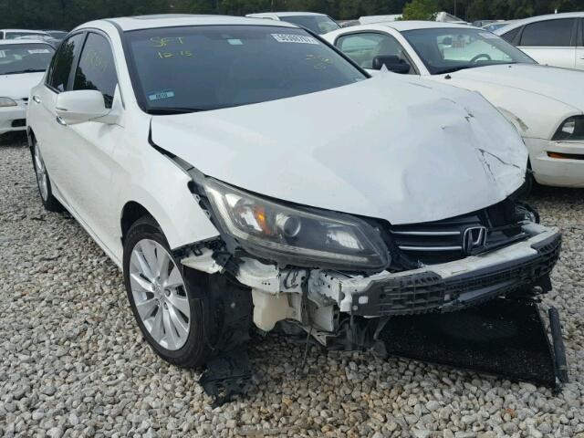 1HGCR2F80DA078551 - 2013 HONDA ACCORD EXL WHITE photo 1