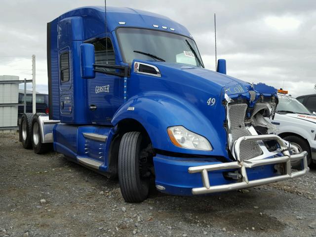 1XKYD49X7GJ124077 - 2016 KENWORTH CONSTRUCTI BLUE photo 1