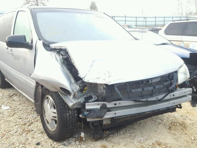 1GNDX13E11D318740 - 2001 CHEVROLET VENTURE LU SILVER photo 9