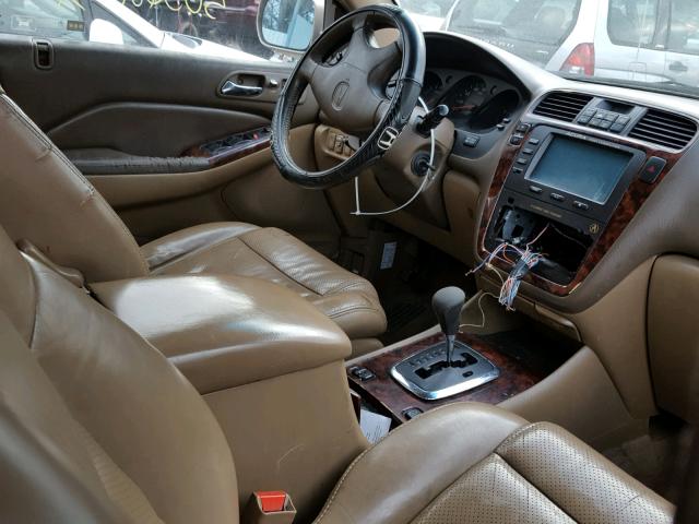 2HNYD18692H518459 - 2002 ACURA MDX TOURIN GOLD photo 5