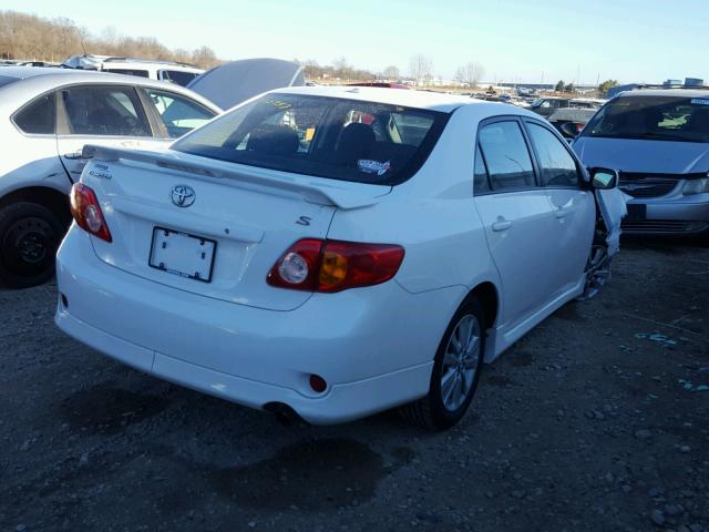 1NXBU4EE6AZ283566 - 2010 TOYOTA COROLLA BA WHITE photo 4