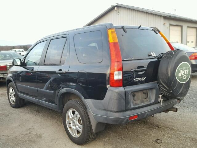 SHSRD78824U241444 - 2004 HONDA CR-V EX BLACK photo 3