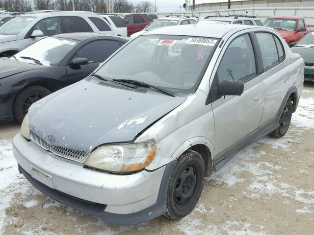 JTDBT123XY0026307 - 2000 TOYOTA ECHO SILVER photo 2