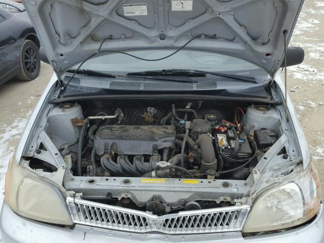 JTDBT123XY0026307 - 2000 TOYOTA ECHO SILVER photo 7