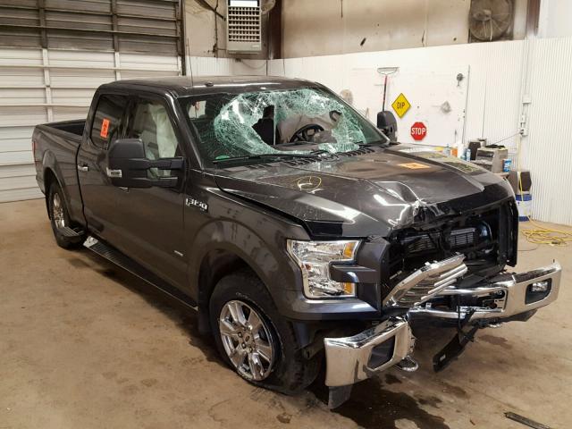 1FTFW1EG9HFB10249 - 2017 FORD F150 SUPER GRAY photo 1