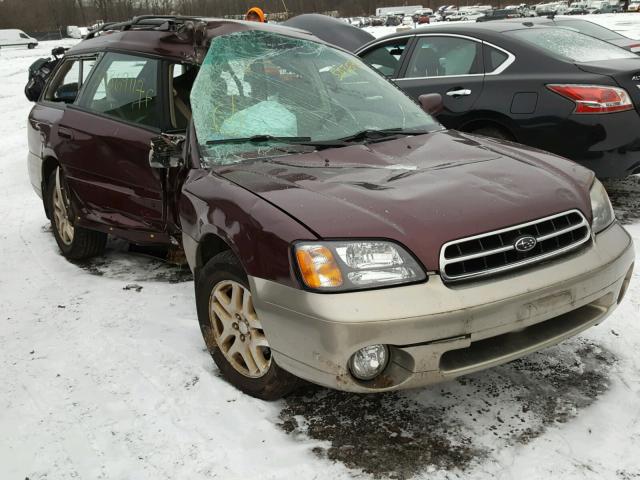 4S3BH686917605642 - 2001 SUBARU LEGACY OUT MAROON photo 1