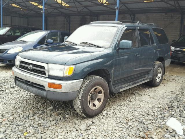 JT3GN86R8V0021808 - 1997 TOYOTA 4RUNNER SR GREEN photo 2