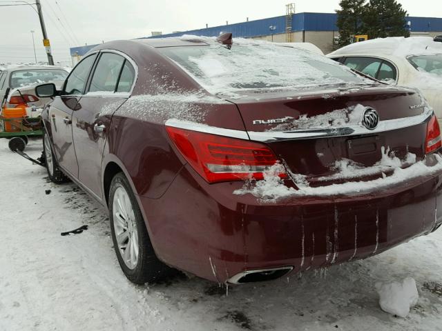 1G4GA5G3XFF150157 - 2015 BUICK LACROSSE MAROON photo 3