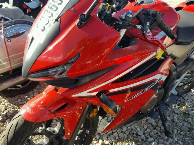 MLHPC4460G5300997 - 2016 HONDA CBR500 R RED photo 9