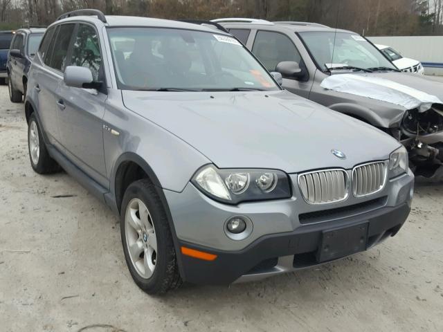 WBXPC93457WF11791 - 2007 BMW X3 3.0SI SILVER photo 1