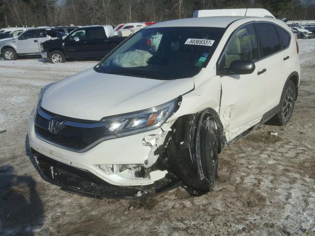 5J6RM4H48GL026004 - 2016 HONDA CR-V SE WHITE photo 2