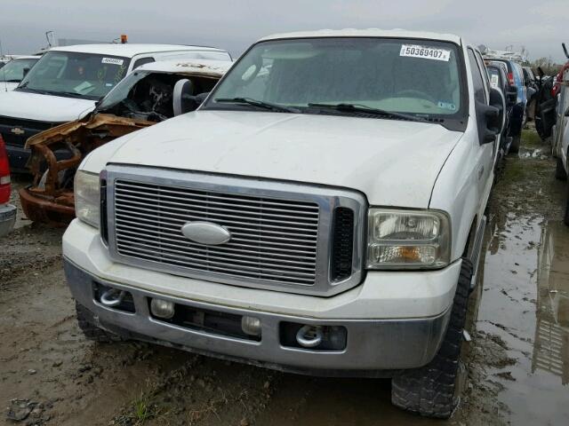 1FTSW21P87EB41684 - 2007 FORD F250 SUPER WHITE photo 2