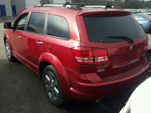 3D4PG6FV9AT179968 - 2010 DODGE JOURNEY R/ RED photo 3