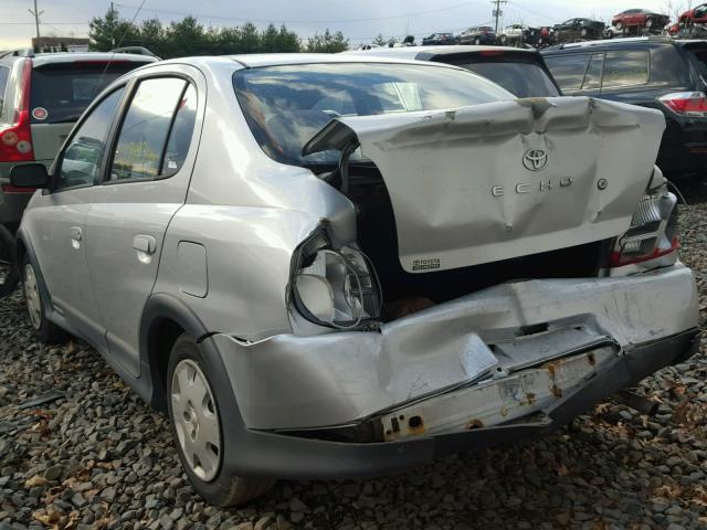 JTDBT123X25026303 - 2002 TOYOTA ECHO SILVER photo 3