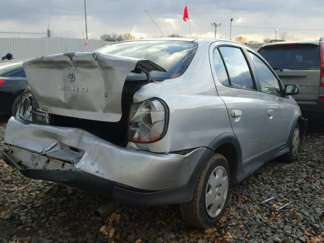 JTDBT123X25026303 - 2002 TOYOTA ECHO SILVER photo 4