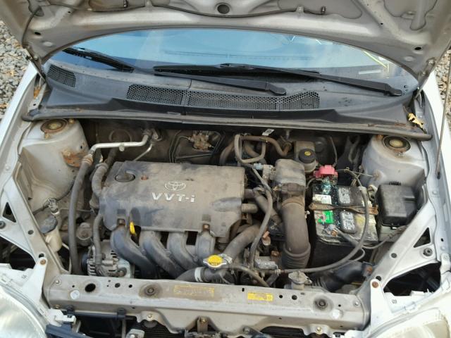 JTDBT123X25026303 - 2002 TOYOTA ECHO SILVER photo 7